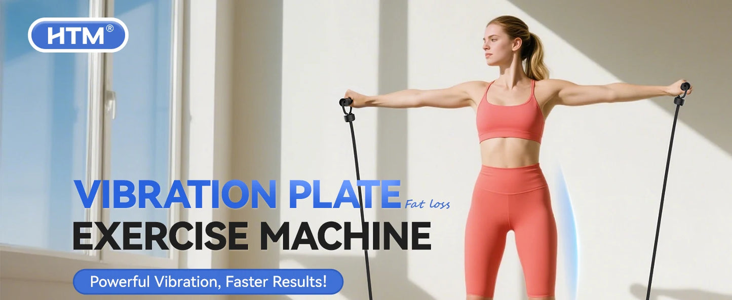 Vibration Plate Exercise Machine 120 Levels For Home Gym