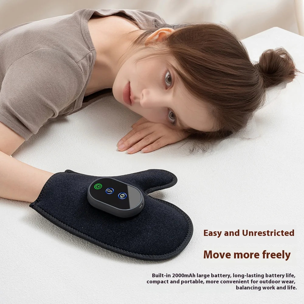Hand Massager Wireless With Heating And Vibration USB Charging