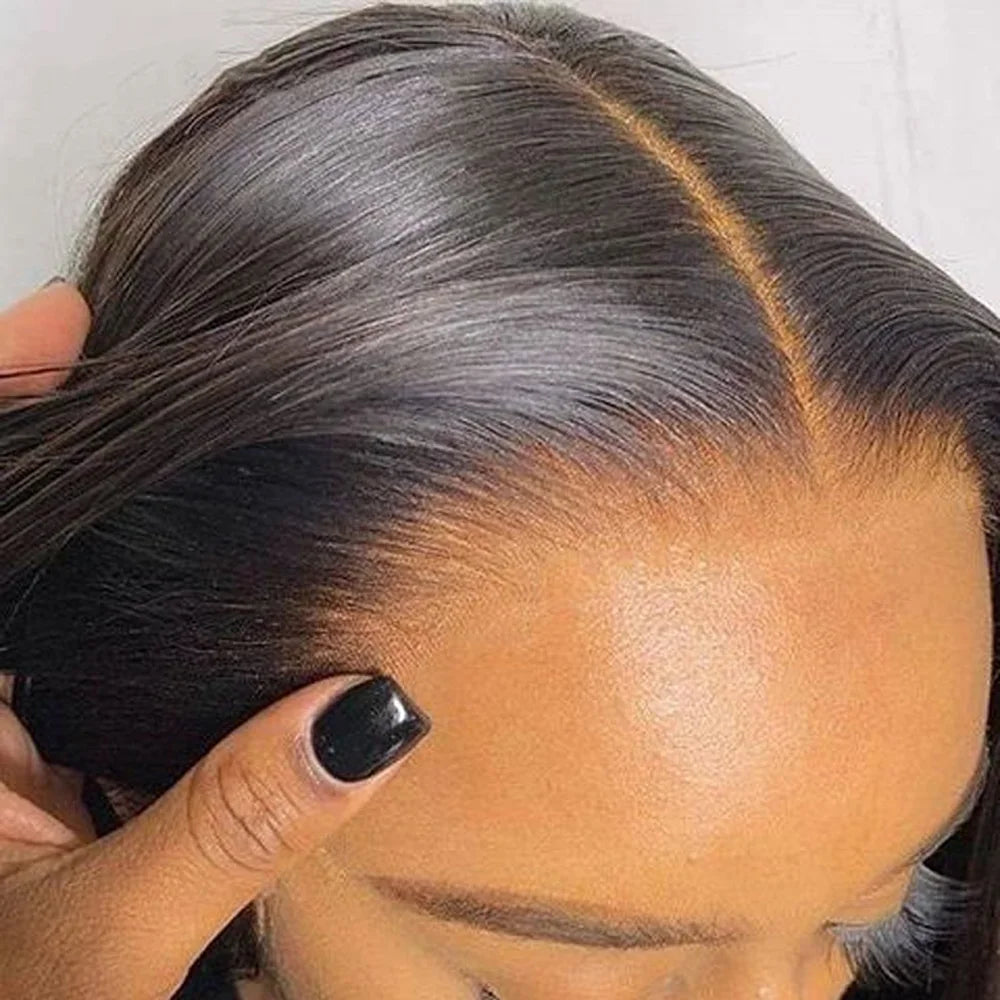 PICKU Glueless Bob Wig Remy Human Hair Ready To Wear