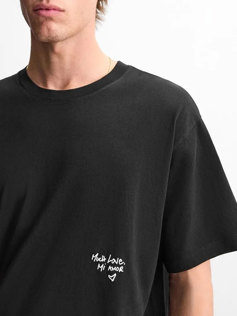 BEKEDEKE CN Mens Summer Cotton Tee ONeck Short Sleeve