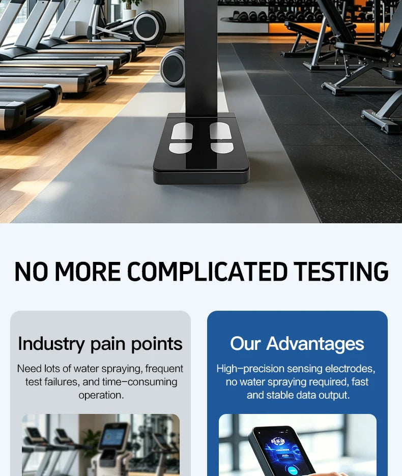 BOMP 3D Smart Scale Body Mass Scanner Analyzer For Fitness