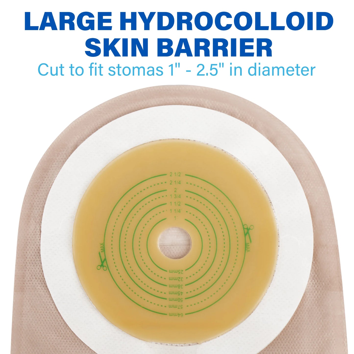Colostomy Bags With Clamp Closure One Piece Drainable Pouches