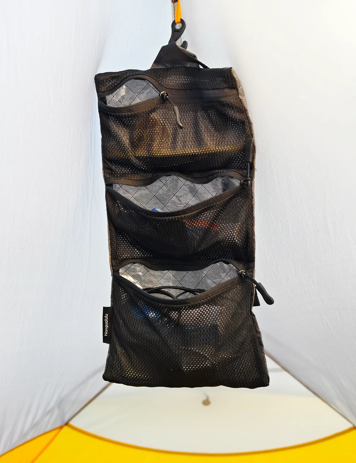 Dyneema Ultralight Hanging Toiletry Bag Three Compartment Waterproof Organizer