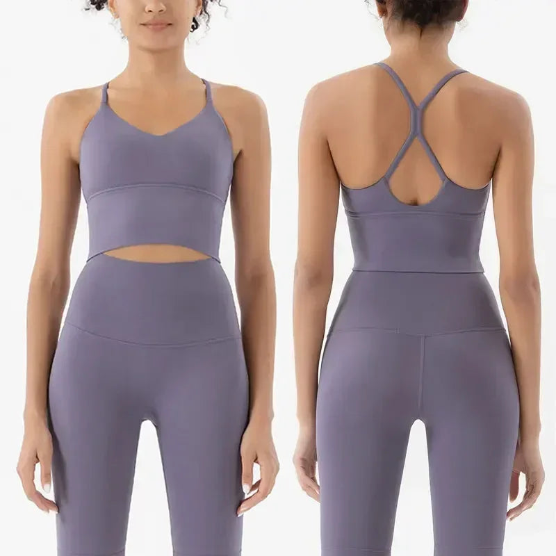 Amego Choice Naked Feeling Sports Bra and Leggings Set