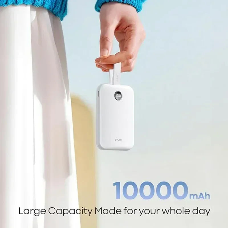 iWALK 10000mAh Wireless Power Bank 30W Fast Charging USB C