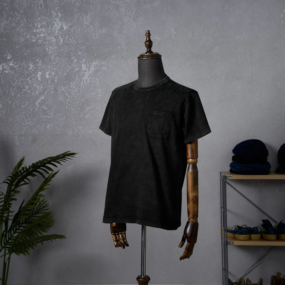 Akkad Kuti Men Heavyweight Cotton Casual Crew Neck Tshirt