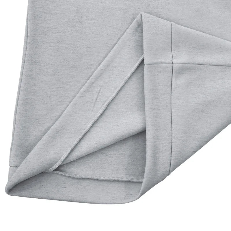 Men's Autumn Winter Heavy Fleece Hoodie Half Zip Stand Collar