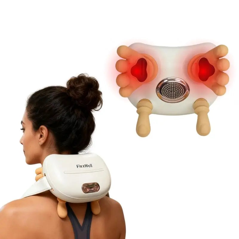 Neck and Shoulder Massager With Kneading Heat Therapy