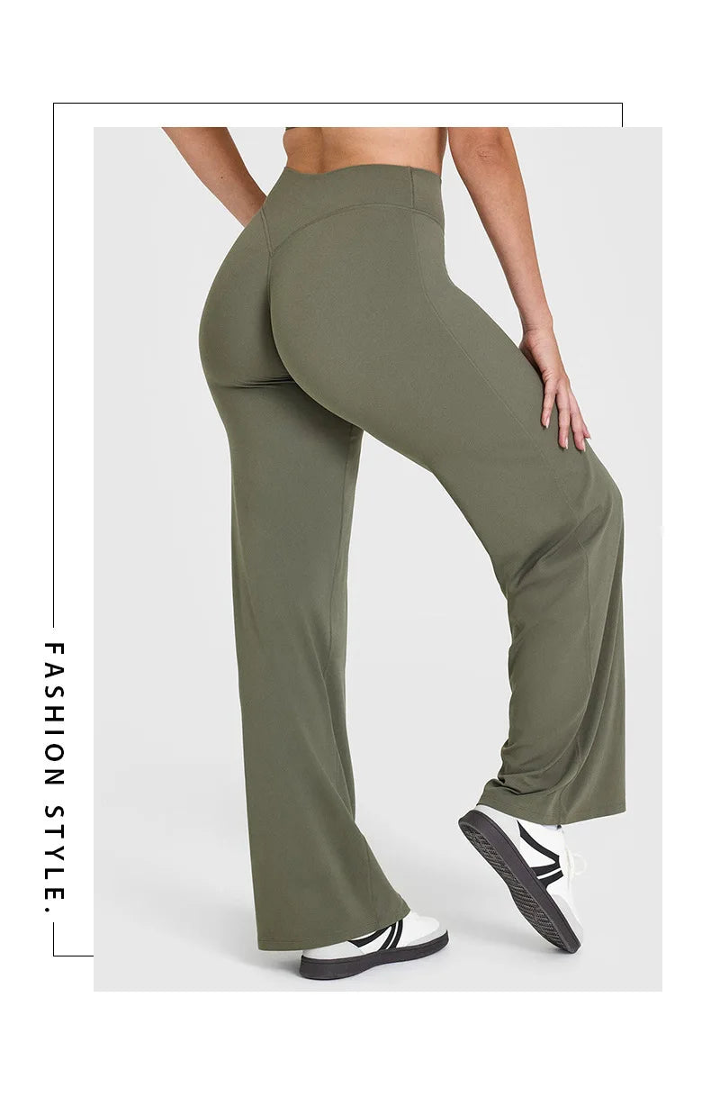 STOUREG Soft Butter Fabric Sport Trousers For Women Yoga Pants