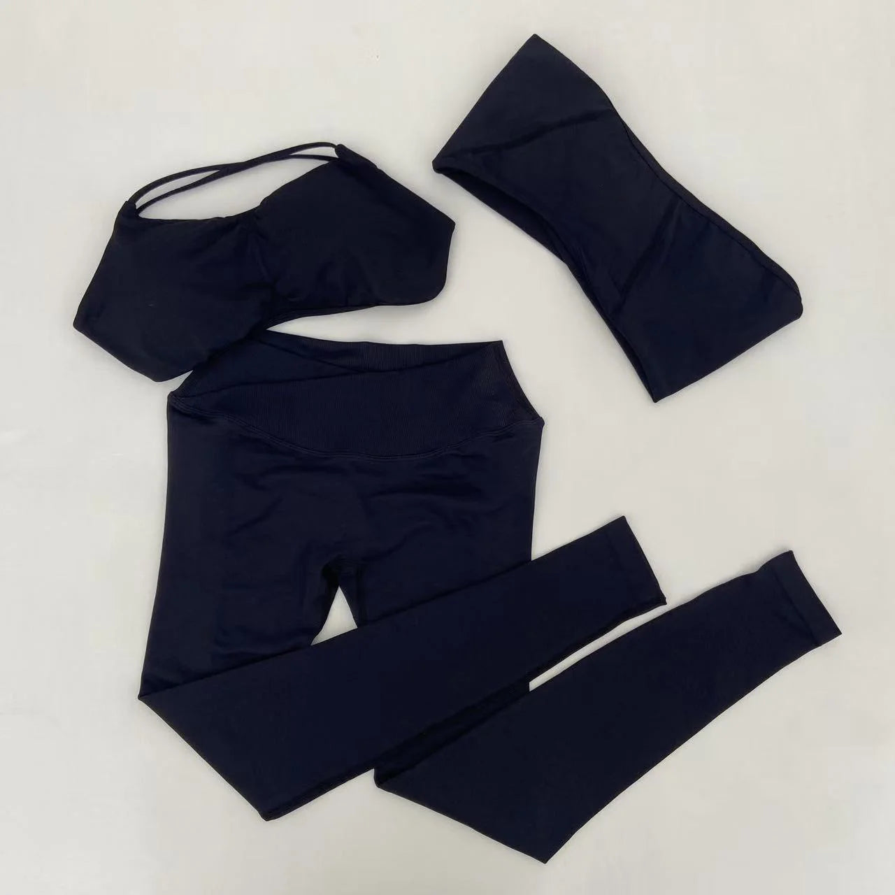 OPKVEDO Yoga Vision 3 Piece Set Seamless Gym Wear