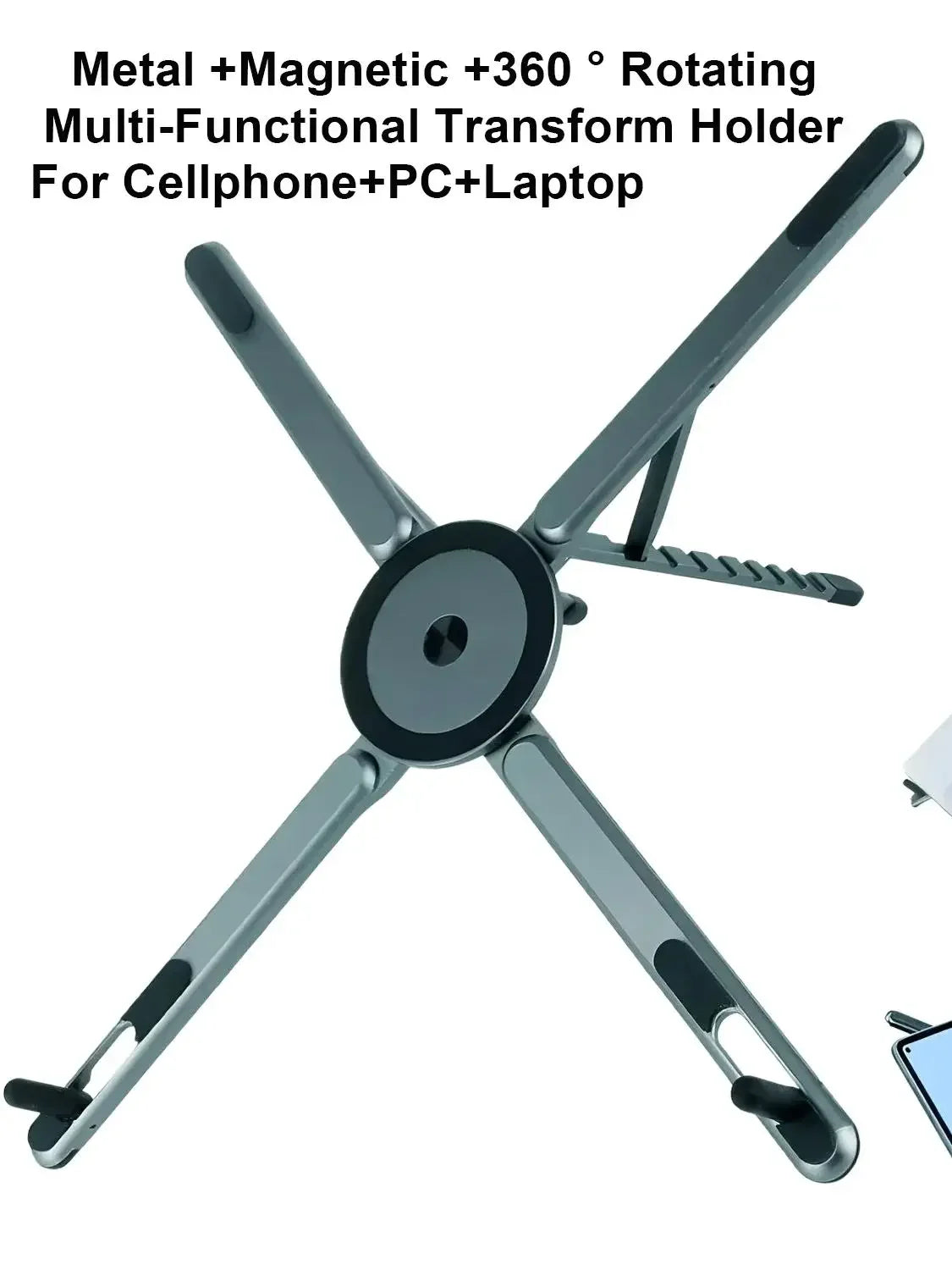 Portable Magnetic Phone Holder Selfie Stick 3-In-1 Foldable Tripod