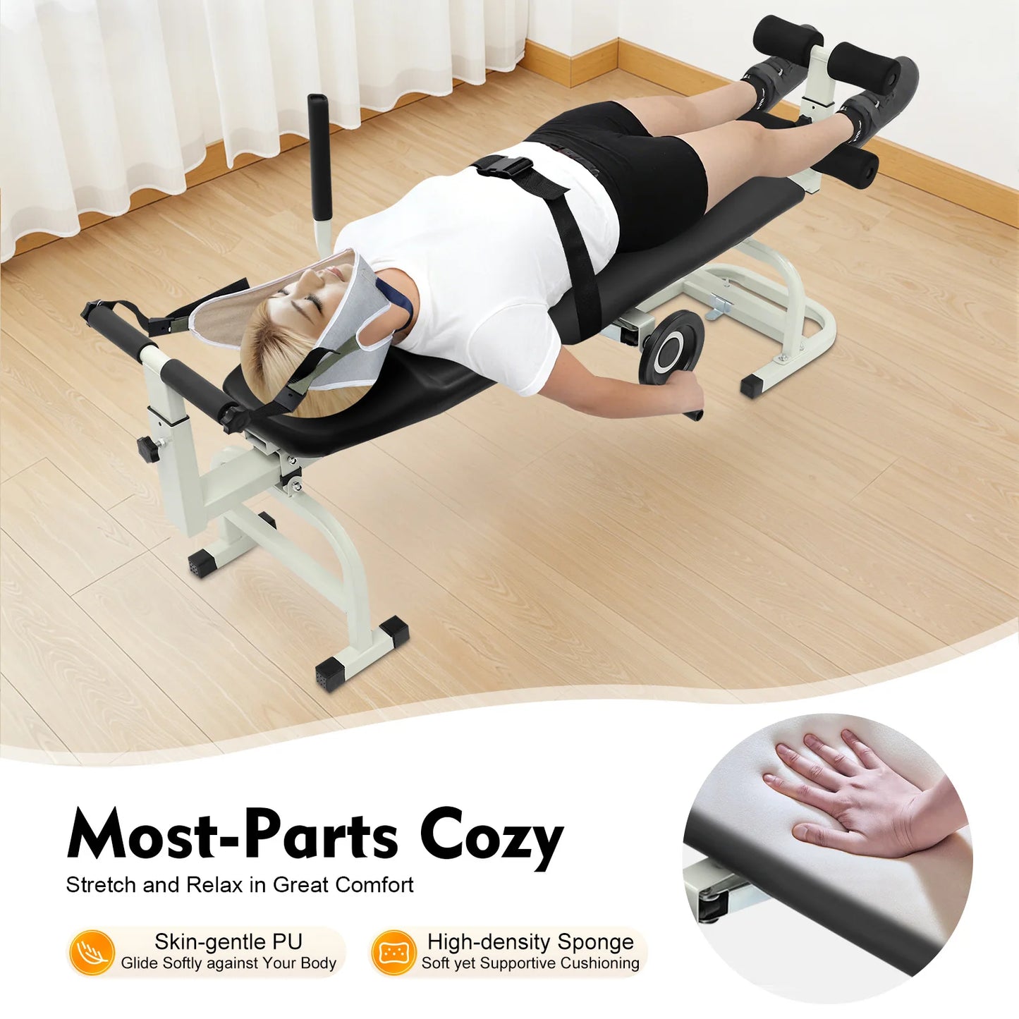 Back Stretch Bench Multifunctional Cervical Traction Device For Home Use