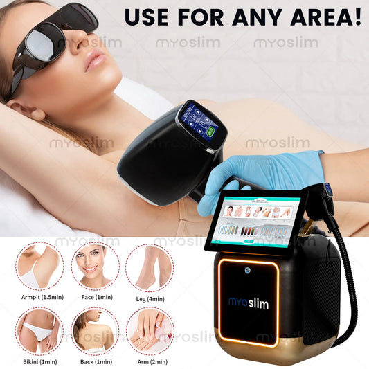 MYOSLIM Diode Laser Hair Removal Device Soprano 4 Wave 755 940 1064 808nm CE