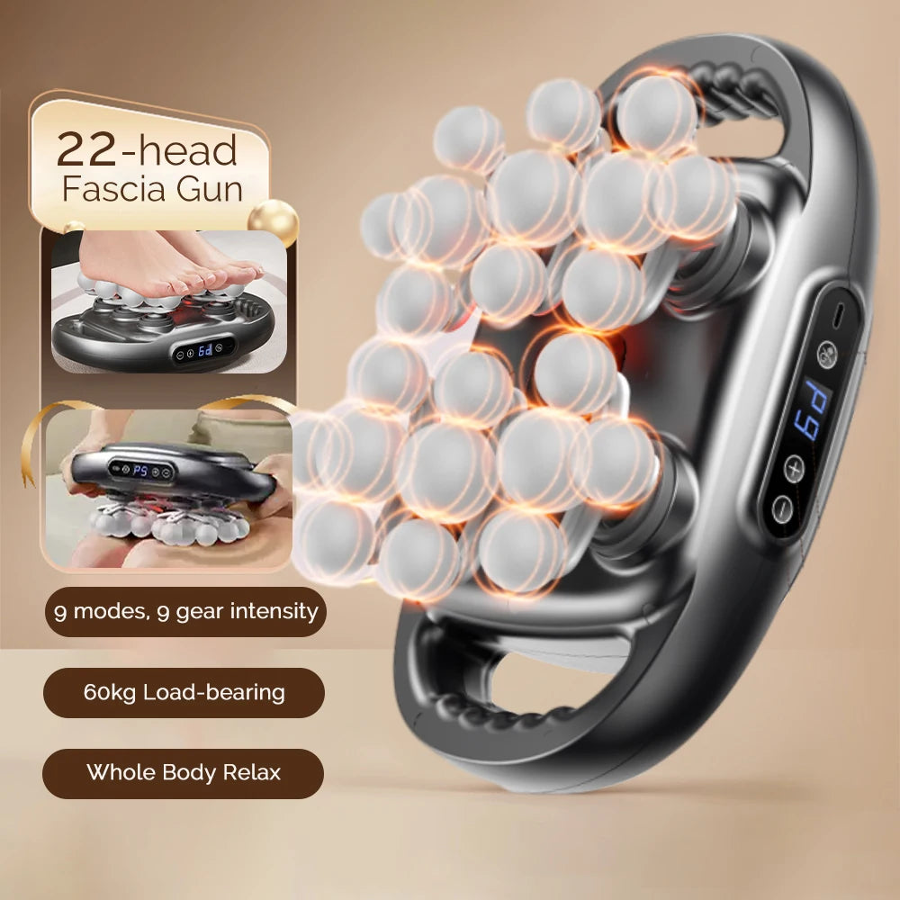 Foreverlily 22-Head Fascia Gun High-Frequency Massager