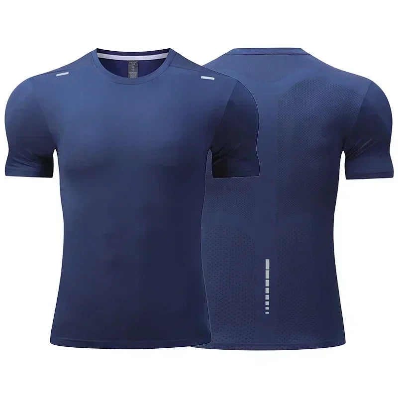 Shedao Men's Summer Breathable Quick Dry Cycling Top Outdoor Running T Shirt