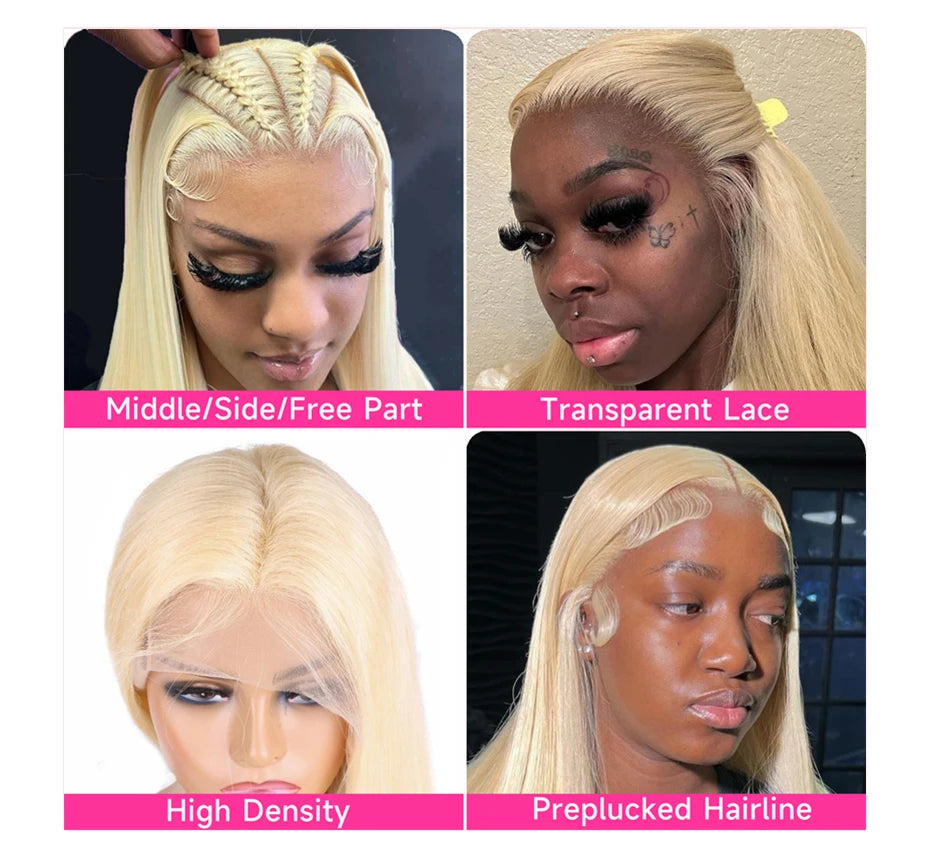 Lalabobo HD Lace Front Wig Glueless Pre Plucked Brazilian Straight