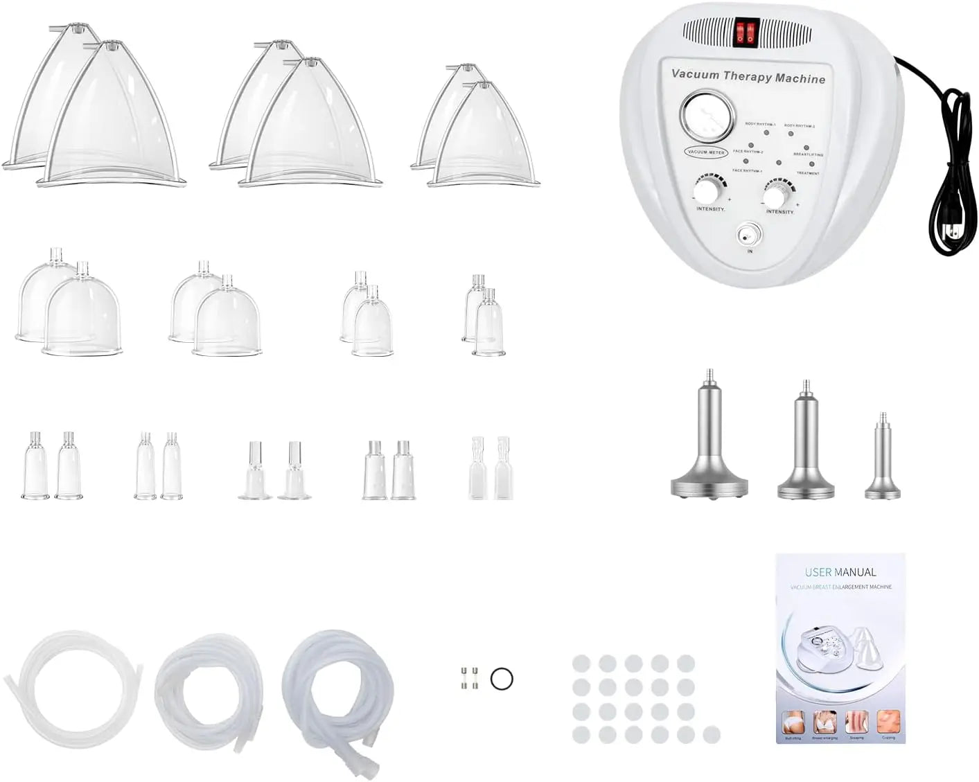 Salon Vacuum Cupping Massage Machine With Multi Cup Sets