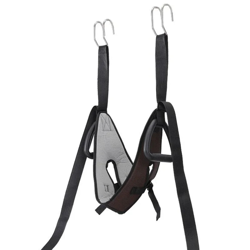 Cervical Traction Neck Stretching Device With Suspension Belt For At Home Therapy And Posture Support