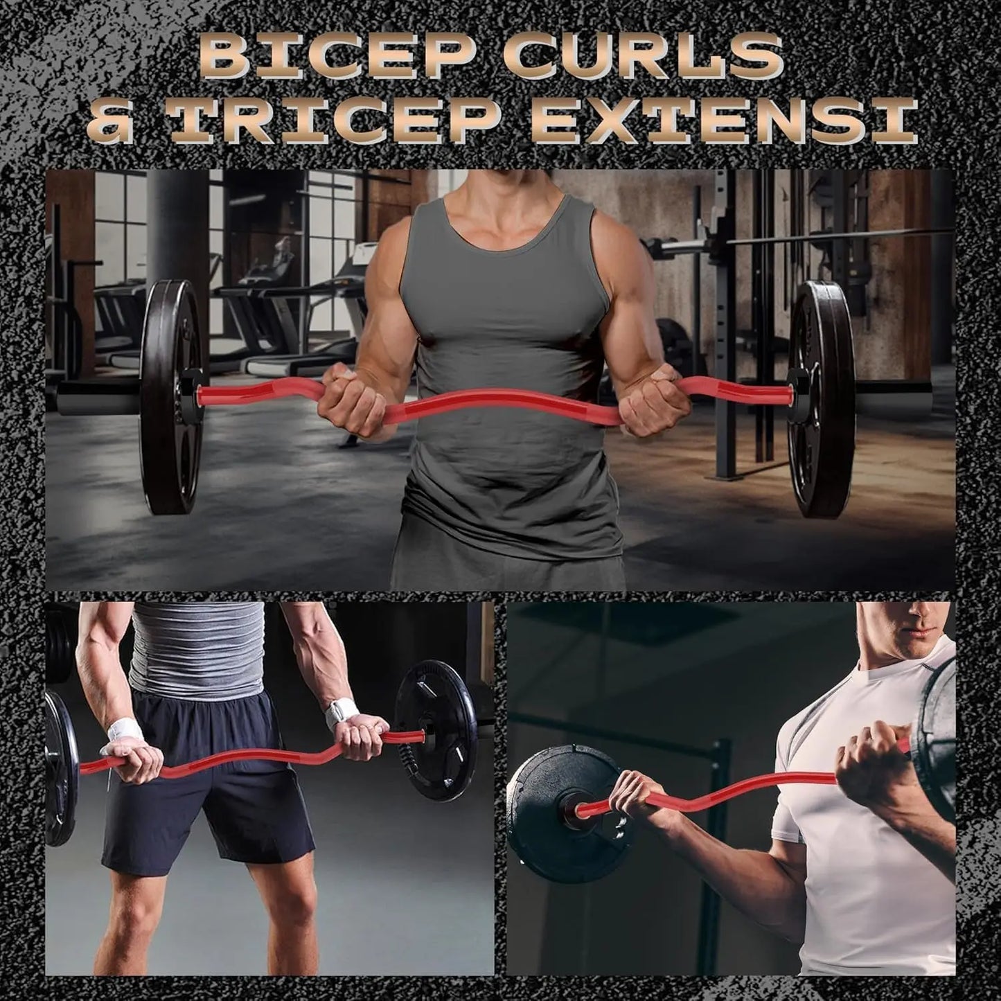 Twister CK EZ Curl Bar For Weightlifting And Powerlifting