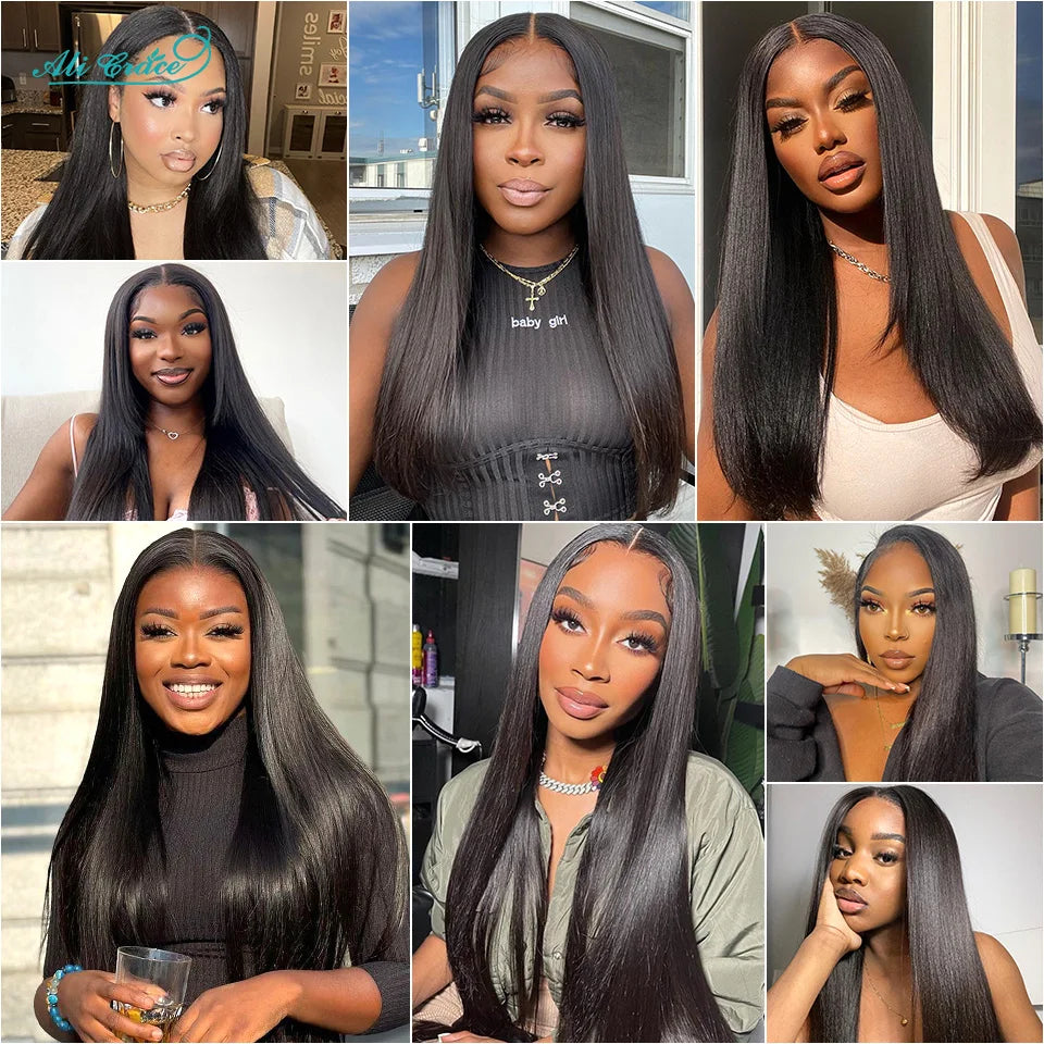 Ali Grace Glueless Straight Lace Front Human Hair Wig