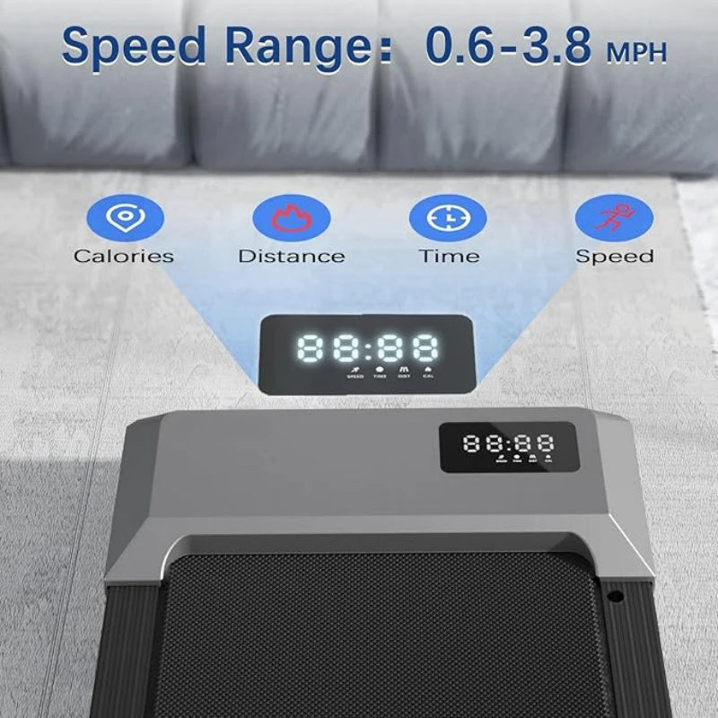 Superun 2In1 2.5HP Home Treadmill With LCD Display 300lbs