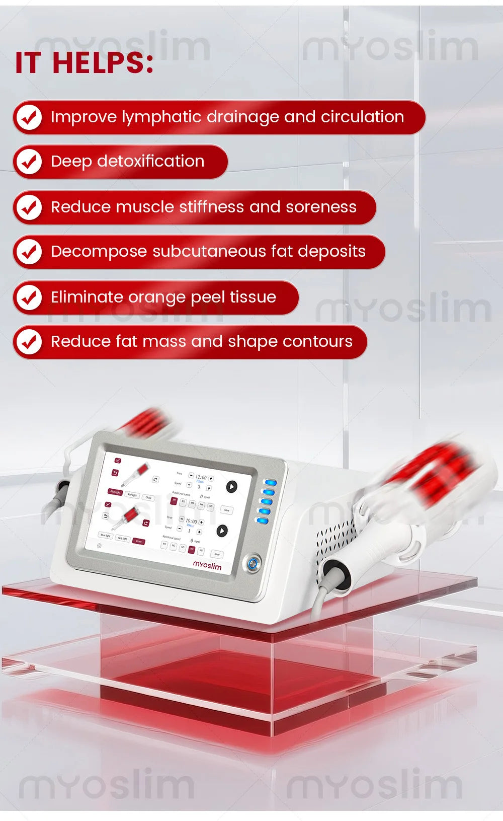 Myoslim 360 Inner Ball Roller EMS Body Contouring Device