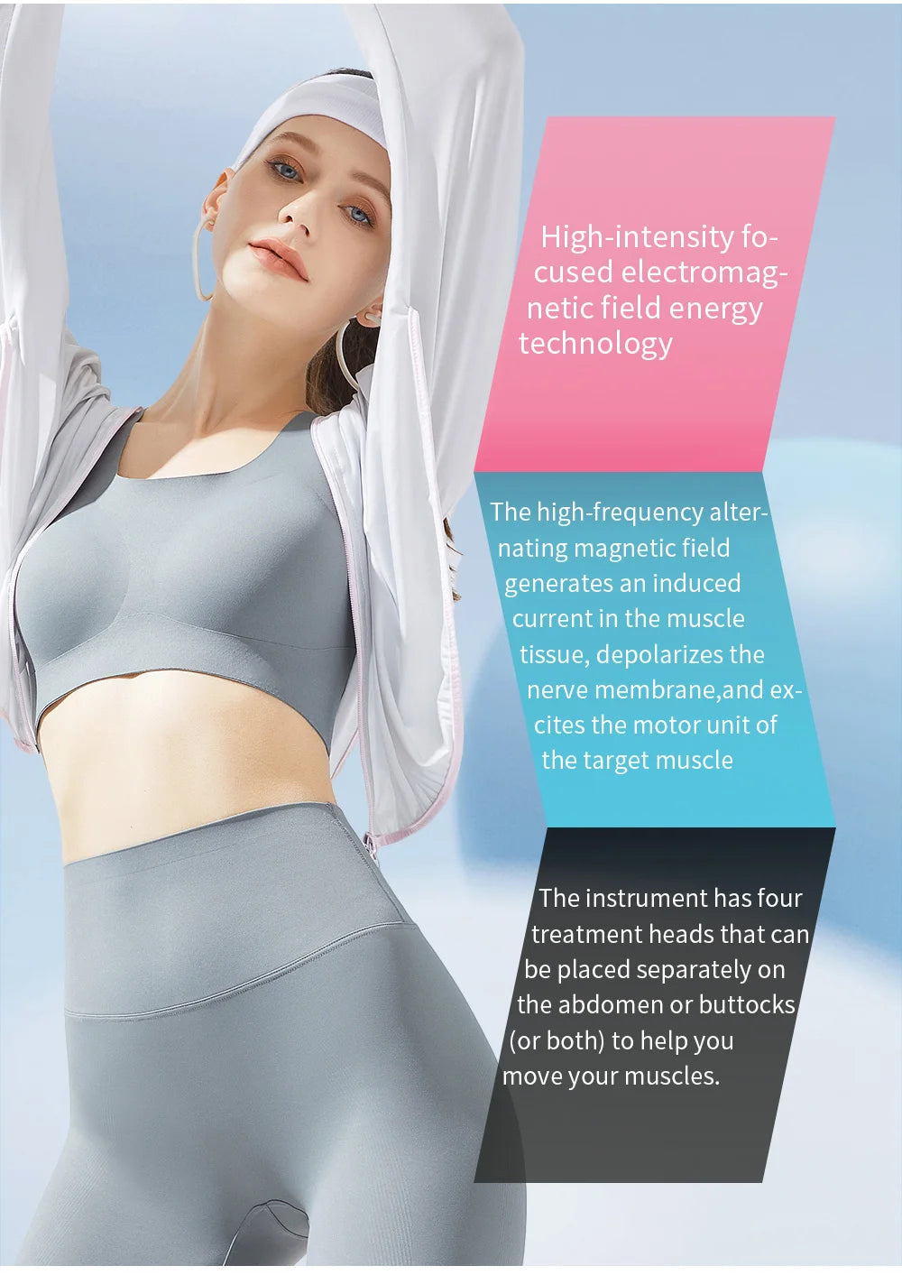 EMS NEO 15 Tesla RF Professional Body Sculpt 6500W Myosilm Muscle Stimulator