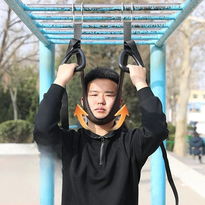 Cervical Traction Neck Stretching Device With Suspension Belt For At Home Therapy And Posture Support