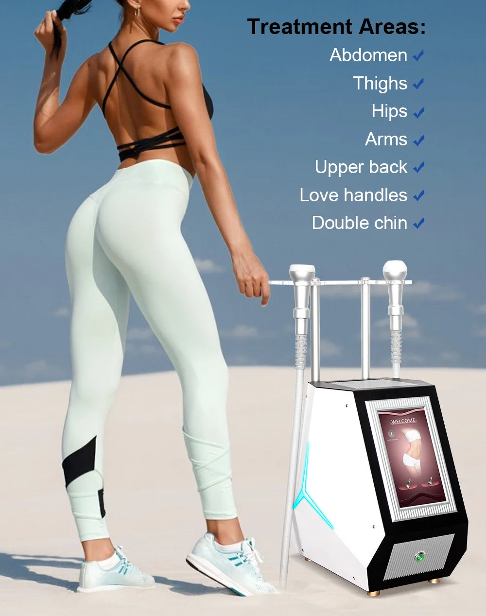Myoslim Hot Cold Skin Firming Cryo Portable Facial Body Contouring
