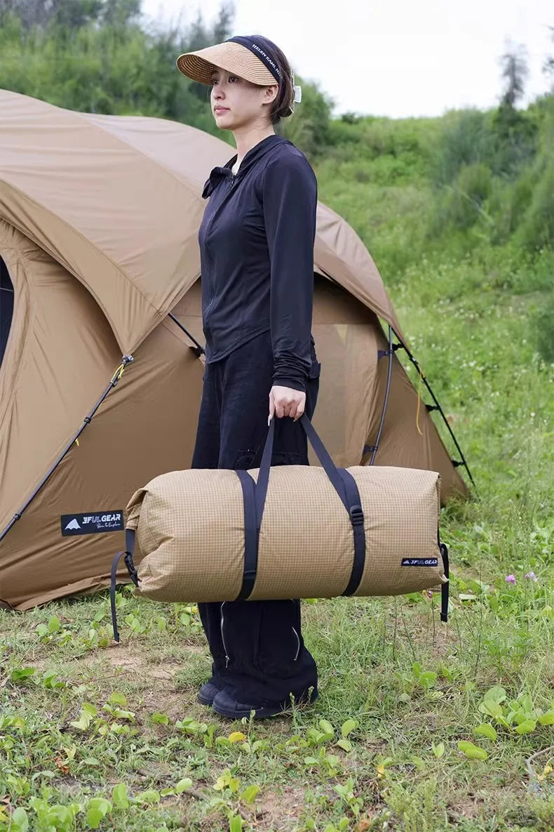 Outdoor Camping Storage Duffel Bag 210D Oxford Waterproof Large Capacity