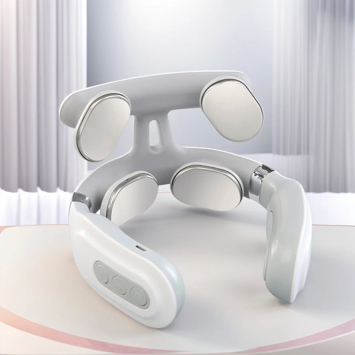 4 Head Neck Massager USB Rechargeable With 6 Modes