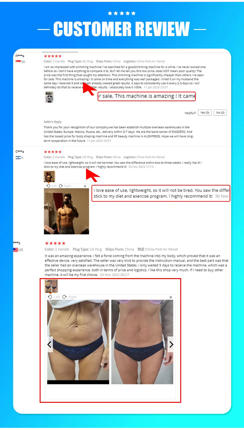 MYOSLIM Body Sculpt RF Machine 6500W for Home Use Now