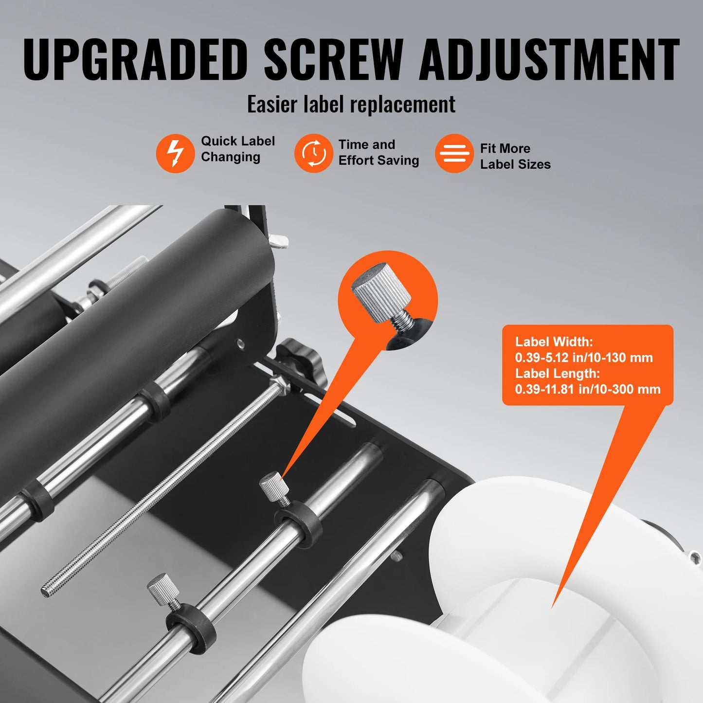 Manual Round Bottle Labeling Machine Adjustable Labeler Non Electric