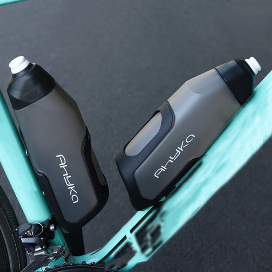 APWIKOGER Aerodynamic 600ml Bicycle Water Bottle Bracket Set for MTB and Road Bikes