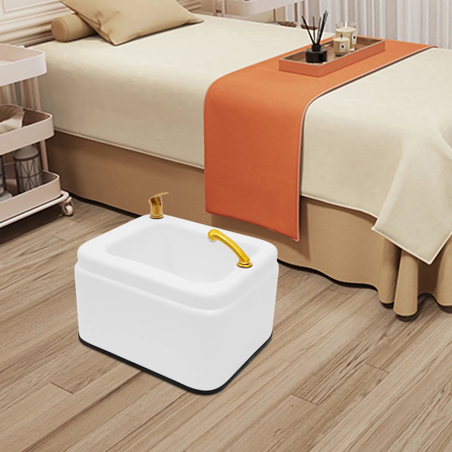 Acrylic Foot Bath Tub With Pull Out Shower Head