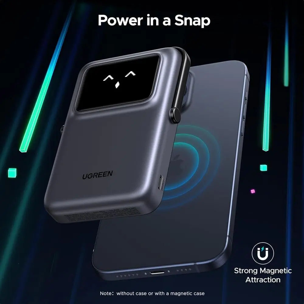 10000mAh Qi Wireless Power Bank With 20W USBC PD Stand