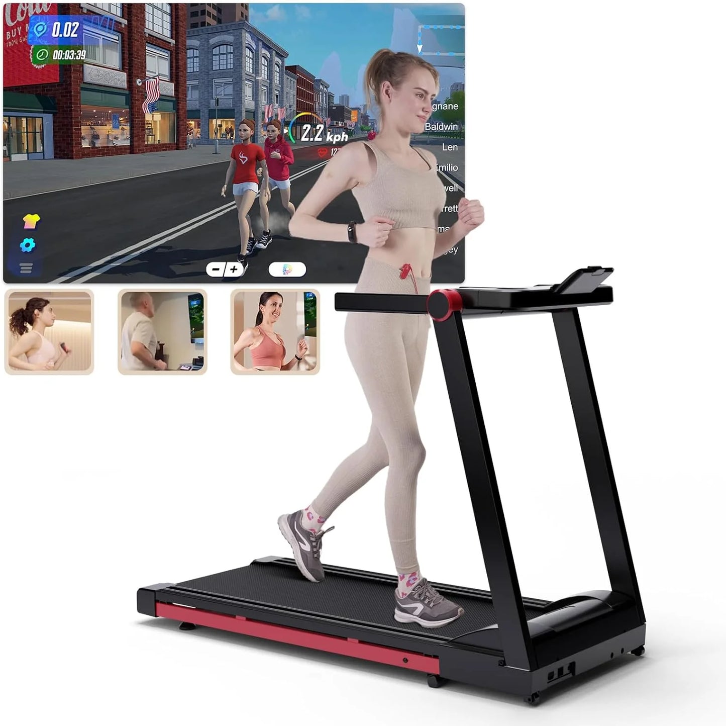 Superun Three Point Five HP Foldable Treadmill 6 Percent Incline