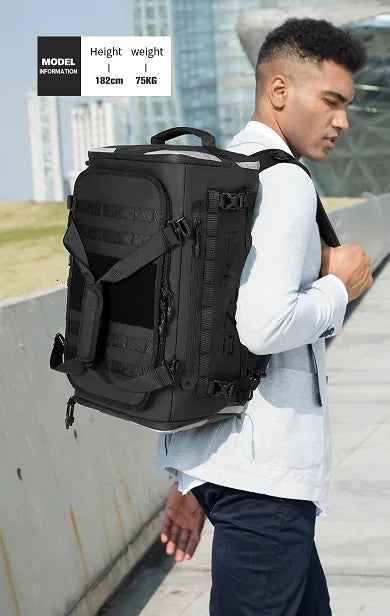 OZUKO Travel Backpack Unisex With Dry Wet Separation System
