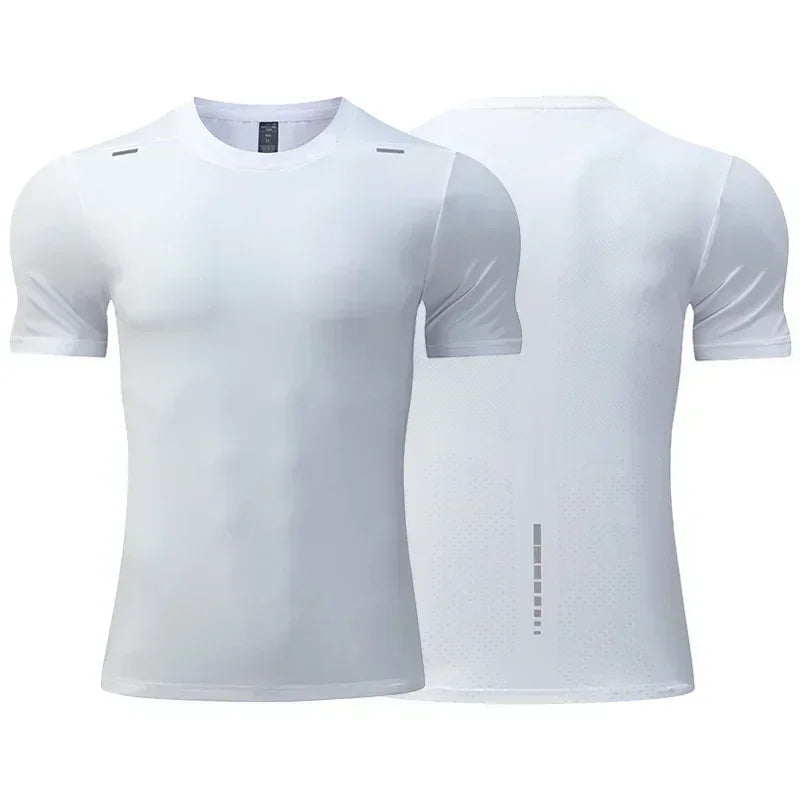 Shedao Men's Summer Breathable Quick Dry Cycling Top Outdoor Running T Shirt