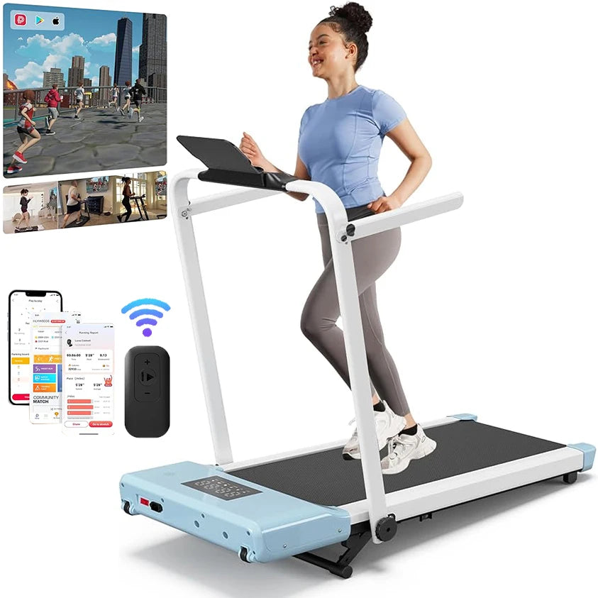 Nonedriving Walking Pad Treadmill With 9 Incline For Home Office Compact Quiet Walking Machine