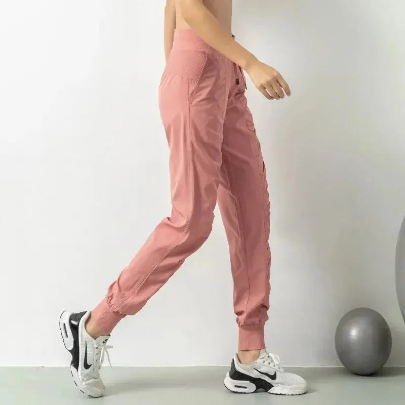 CZGUKE Women's Quick Dry Drawstring Joggers With Pockets