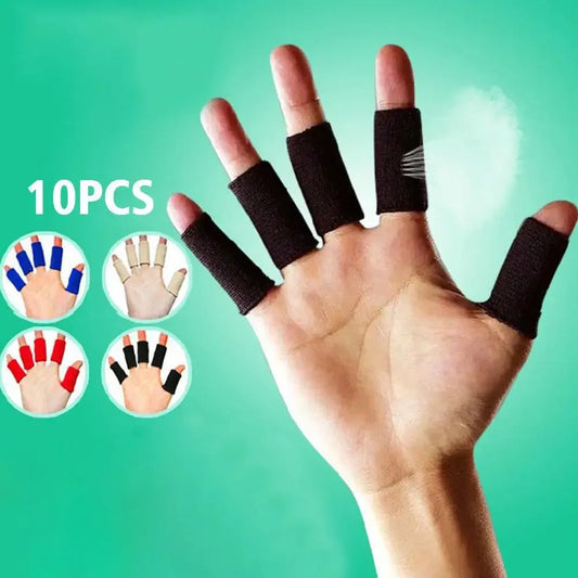 Finger Sleeve Thumb Brace Nylon Breathable Elastic Protective Gearset Basketball