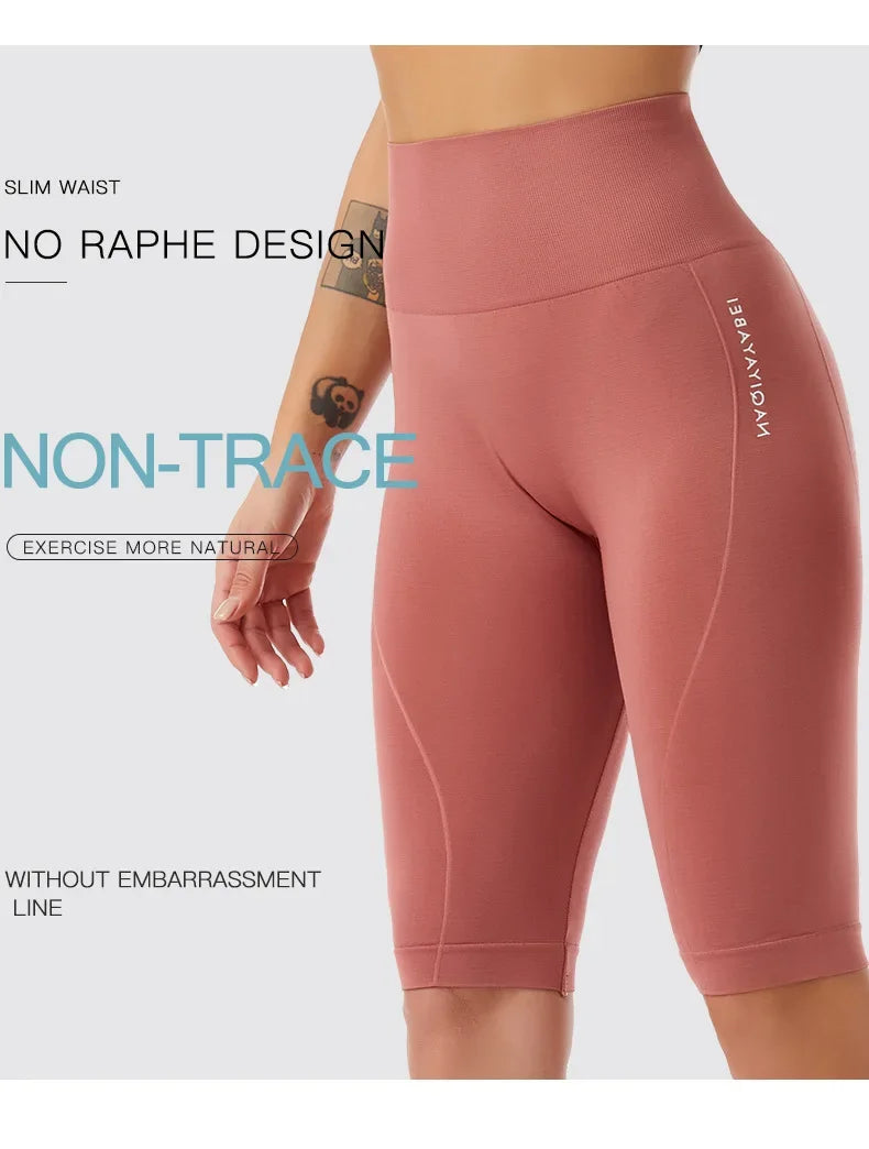Women Fitness Yoga Pants High Waist Breathable Quick Drying Running