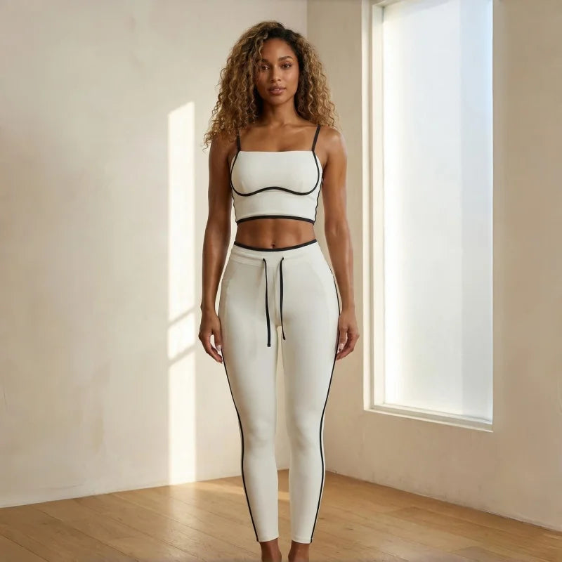 Mermaid Curve Luxury Alosoft Style Yoga Set 2 Piece