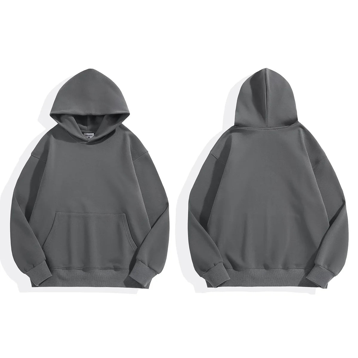 Heavy Weight Cotton Hooded Sweatshirt Unisex Fleece Pullover