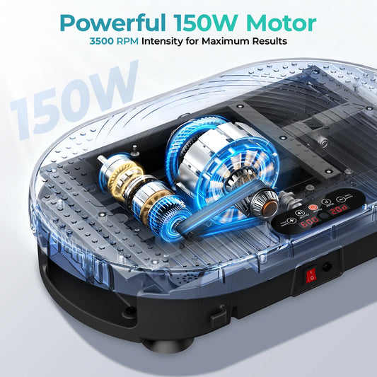 HTM Vibration Plate With Remote Control 120 Speed Levels
