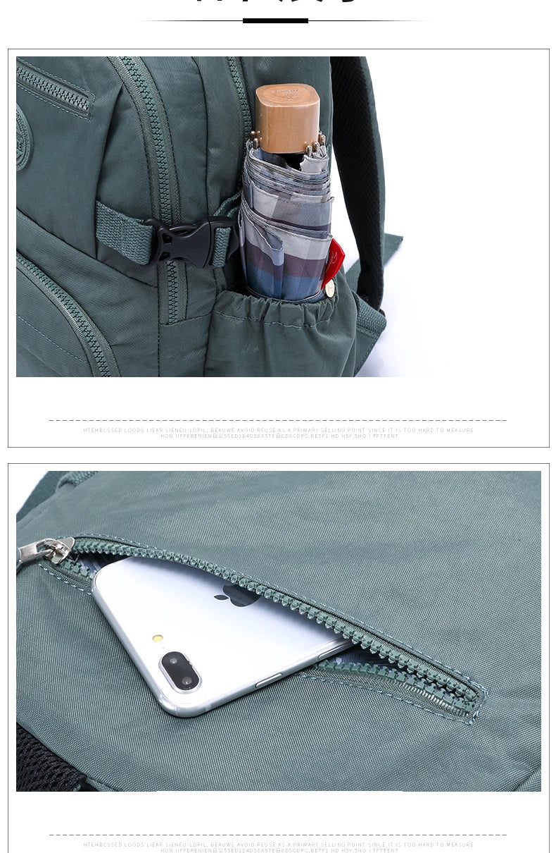 Unisex Travel Backpack Waterproof Large Capacity School Bag