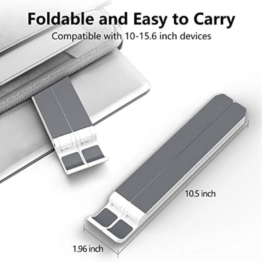 Adjustable Laptop Stand For Desk Ventilated Foldable Notebook Riser