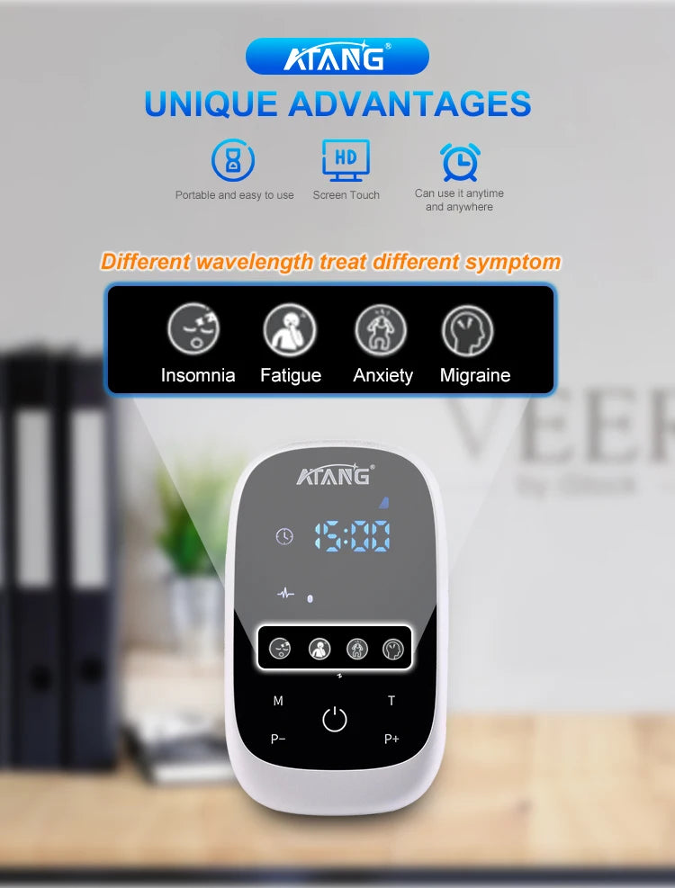 ATANG CES Insomnia Device For Cranial Electrotherapy Stimulation