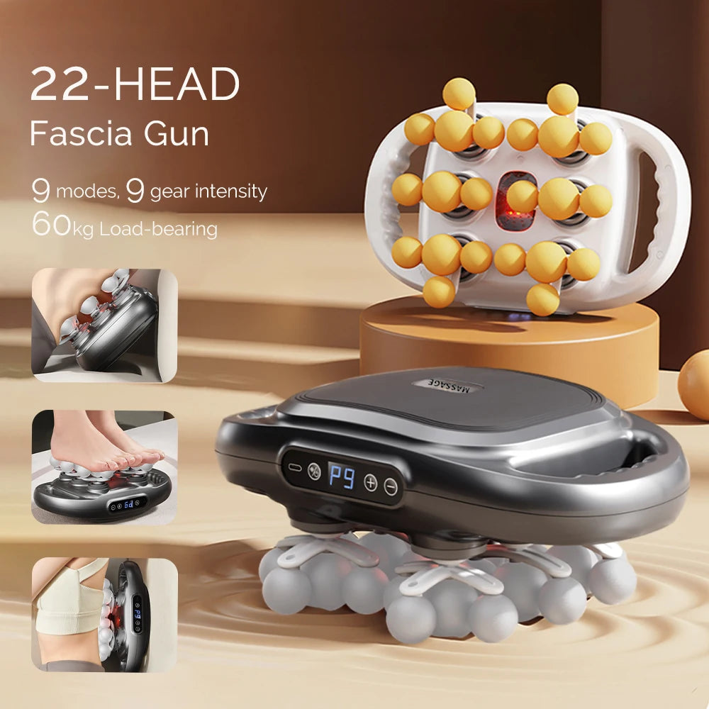 Foreverlily 22-Head Fascia Gun High-Frequency Massager